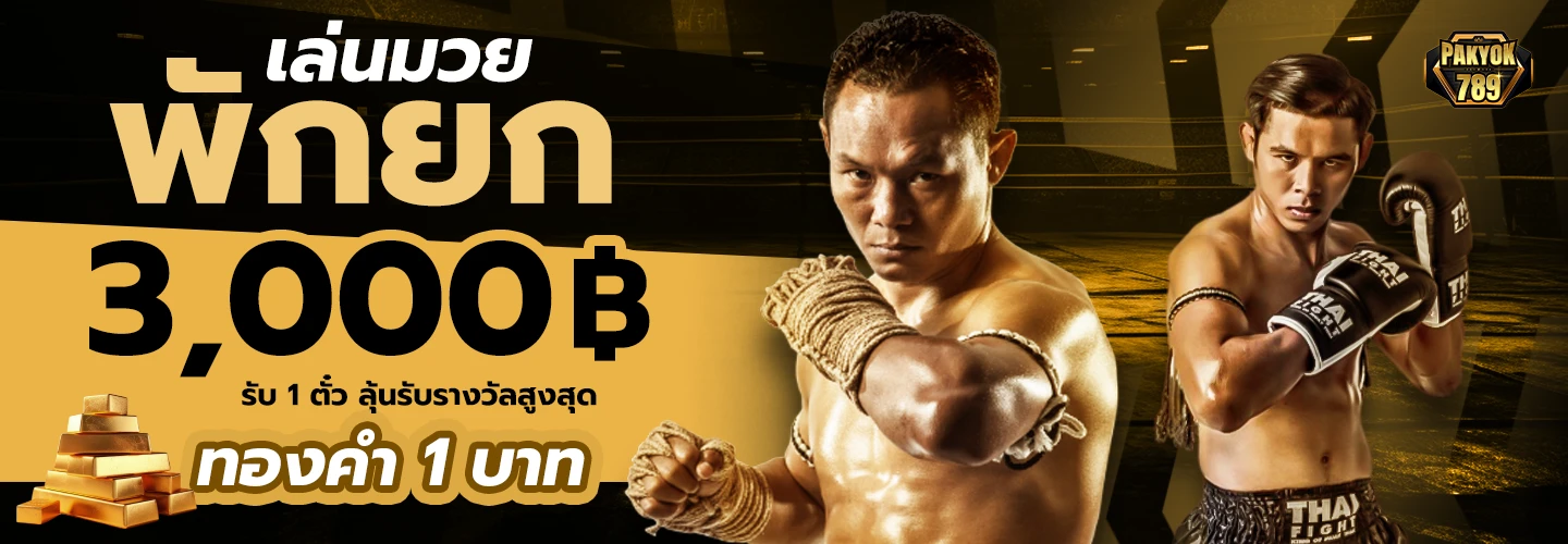 Pakyok789 เว็บแทงมวยอันดับ ครบทุกคู่ดัง ให้ราคาดีที่สุด cover